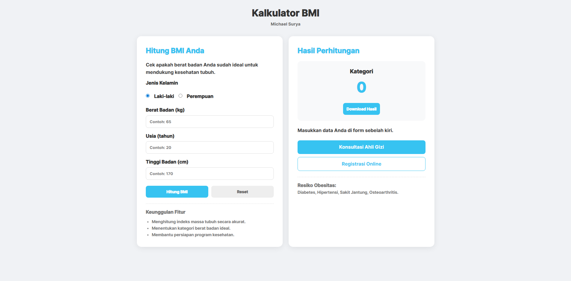 BMI Calculator